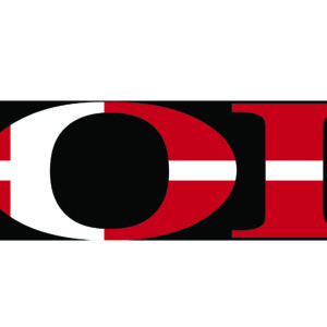 Zoli barrel sticker with Danish flag